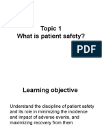 Who Patient Safety