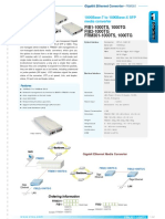 FIB1-1000TS, 1000TG FIB2-1000TG FRM301-1000TS, 1000TG: 1000Base-T To 1000Base-X SFP Media Converter M