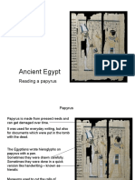 Egypt Papyrus Slideshow KS2