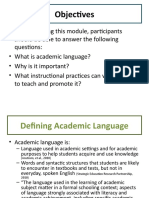 Academic Language