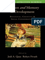 (Series in Affective Science) Jodi Quas, Robyn Fivush-Emotion in Memory and Development - Biological, Cognitive, and Social Considerations - Oxford University Press, USA (2009) PDF