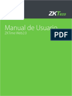 ZKTime Web 2.0 Manual de Usuario