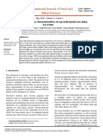 Preparation and Quality Characterization of Soy Milk Based Non-Dairy Ice Cream