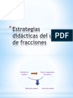 Estrategias Didácticas Del Uso de Fracciones