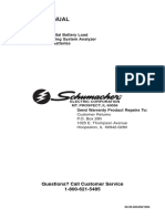 Owner'S Manual: Model: PST-200 100 Amp Digital Battery Load Tester/Charging System Analyzer For 12 Volt Batteries