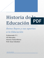 Carpeta Historia de La Educación-Reina Reyes