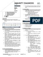 (EPI) 2.06 Community Diagnosis - DR - Zulueta