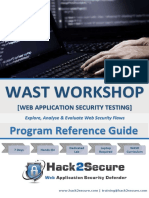 Hack2Secure Web Application Security Testing Workshop Reference Guide