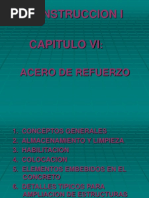 Construccion II-cap Vi - Acero de Refuerzo (R)