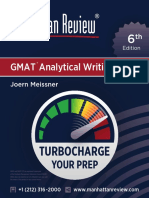 MR GMAT AnalyticalWriting 6E