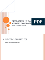 Petromod 1D Workflow