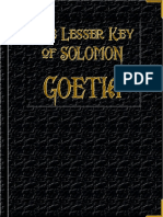 Goetia The Lesser Key of Solomon