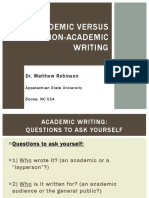 Academic and Non Academic