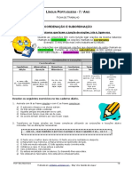 Ficha de Trabalho Conjuncoes PDF