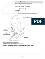 2012 Accessories & Equipment Power Seats - TL