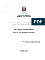 Tesis de Grado de Titulación de Ingeniero Civil Industrial de Pablo Cancino Norambuena