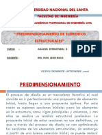 Predimensionamiento de Elementos Estructurales