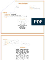 15 Weekly Planning For English - December 7th, 2015