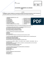 Evaluación 3° Medio Parlamentarismo