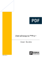 Zebradesigner™ Pro™ User Guide: 13857L-003 Rev. A