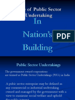 Psus Role in Nation Building