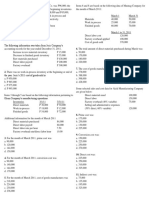 Cost Accounting Cycle (Multiple Choice)