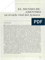 Mundo de Adentro Ciclo Vital Del Aymara PDF