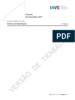 Exame Final Nacional de Filosofia Prova 714 - 1. Fase - Ensino Secundário - 2017 Critérios de Correção