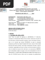 SENTENCIA DE VISTA ROSI lUZ OJEDA CUADRADO DE CASTRO PDF