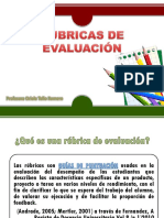 Rúbricas de Evaluación