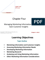 Chapter Four: Managing Marketing Information To Gain Customer Insights