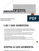 Carta Argumentativa