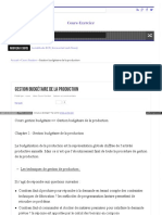 WWW Cours Exercice Com Gestion Budgetaire de La Production