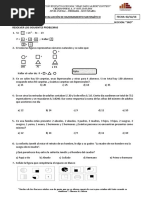 Examen de RAZONAMIENTO 3ro-4to