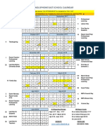 2017-2018 District Calendar