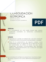 Consolidacion Isotropica