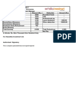 Salary Slip PDF