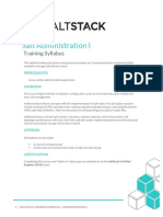 SaltStack Administration I Summary