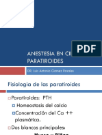 Anestesia en Cirugía de Paratiroides