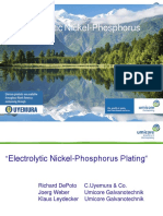 Electrolytic Nickel Phosphorus Plating