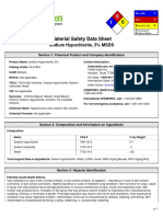 Msds Sodium Hipoklorit PDF