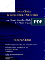 01 Historia Clinica en Ginecologia y Obstetricia