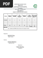 Level of Proficiency First Q