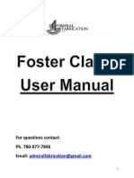 Foster Clamp User Manual Plus Additions