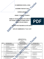 Curriculum Map Science PDF