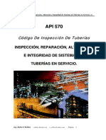 Inspección de Tuberías API 570