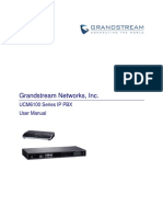 Grandstream Networks, Inc.: UCM6100 Series IP PBX User Manual