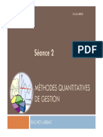 S2 Méthodes Quantitatives de Gestion