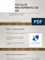 Protocolos de Enrutamiento de WiMAX