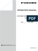 Operator'S Manual: Voyage Data Recorder (VDR)